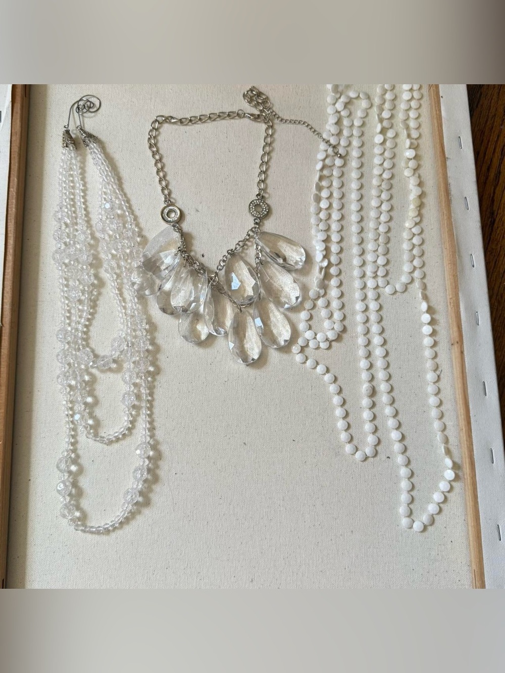 🤍 White Jewelry Lot - Elegant & Classic